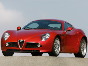 обоя alfa, romeo, 8c, competizione, 2007, автомобили