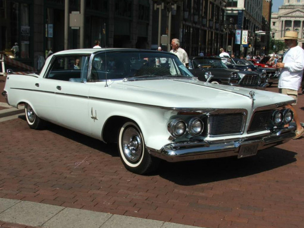 Обои картинки фото chrysler, 1962, imperial, автомобили, выставки, уличные, фото