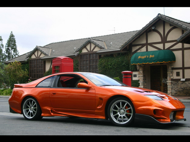 Обои картинки фото nissan, 300zx, автомобили, datsun