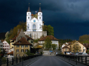 Картинка aarburg switzerland города католические соборы костелы аббатства