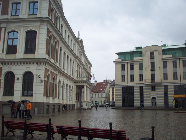 Обои картинки фото старая, рига, города, латвия