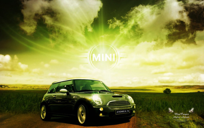 Обои картинки фото автомобили, mini