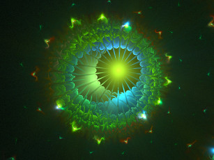 Картинка 3д графика fractal фракталы узор тёмный фрактал