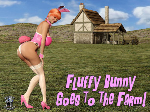 Картинка 3д графика people люди туфли дом зайка