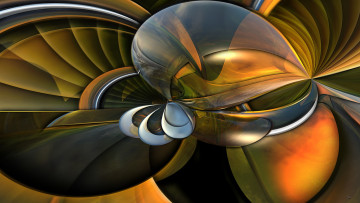 Картинка 3д графика fractal фракталы узор абстракция тёмный