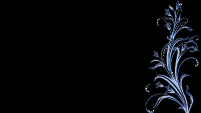 Обои картинки фото векторная, графика, цветы, тёмный