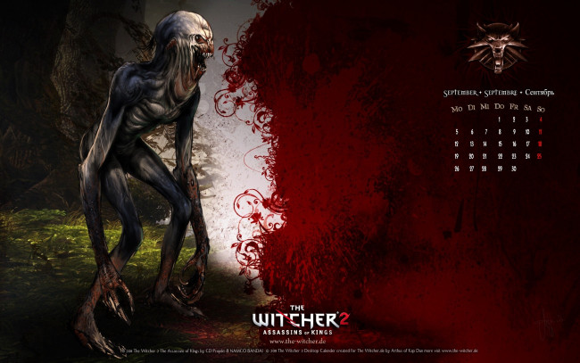 Обои картинки фото календари, видеоигры, чудовище, страшный