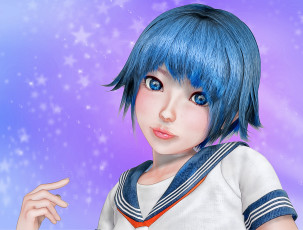 Картинка рисованные дети девочка