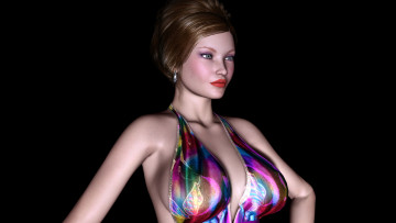 Картинка 3д графика people люди взгляд