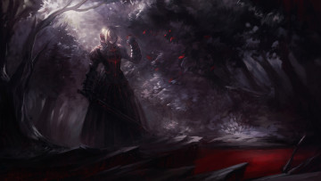 Картинка аниме fate stay night saber