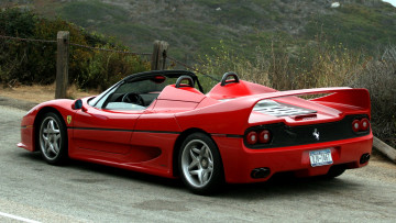 Картинка ferrari f50 автомобили италия s p a спортивные гоночные