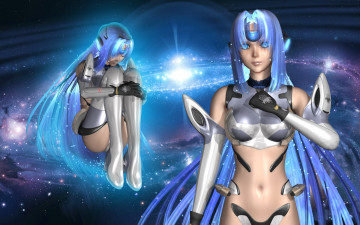 Картинка 3д графика anime аниме девушки vocaloid