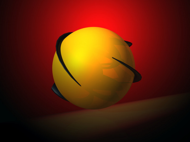 Обои картинки фото 3д, графика, шары, шар, фон