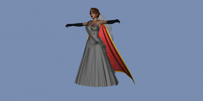 Обои картинки фото 3д, графика, people, люди, девушка, накидка