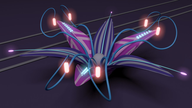 Обои картинки фото 3д, графика, abstract, абстракции, лепестки