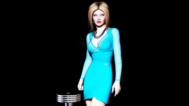 Обои картинки фото 3д, графика, people, люди, очки, улыбка, взгляд