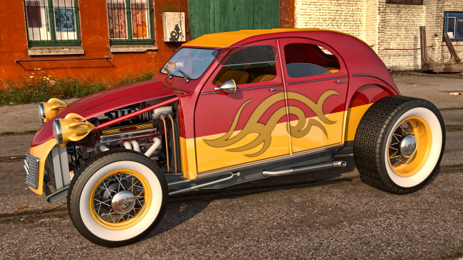 Обои картинки фото автомобили, 3д, автомобиль