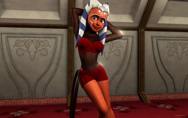 Обои картинки фото 3д, графика, creatures, существа, существо, девушка