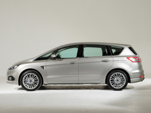 обоя автомобили, ford, s-max, 2015г, серый