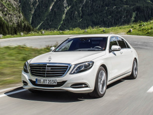 Картинка автомобили mercedes-benz s 500 plug-in hybrid w222 2013г светлый