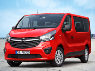 Картинка автомобили opel vivaro combi 2014г красный