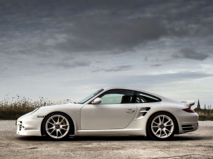 обоя автомобили, porsche, mcchip-dkr, 911, turbo, s, 997, 2013г, светлый