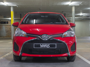 Картинка автомобили toyota yaris za-spec 2014г красный