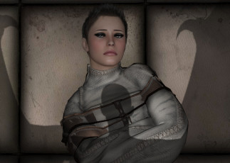 Картинка 3д+графика люди+ people фон взгляд девушка