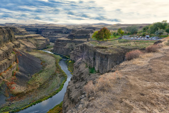 Картинка природа реки озера каньон плато река