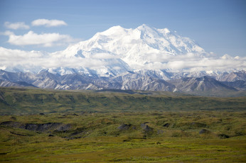 Картинка природа горы пейзаж облака склоны небо