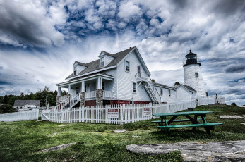 Картинка природа маяки облака маяк