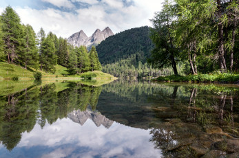 Картинка природа реки озера река лес горы