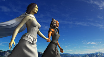 Картинка 3д+графика существа+ creatures халк улыбка взгляд девушка