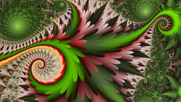 Картинка 3д+графика фракталы+ fractal фон узор цвета