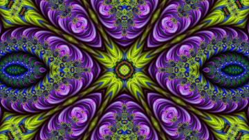 Картинка 3д+графика фракталы+ fractal узор цвета фон