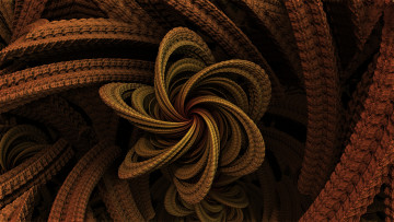 Картинка 3д+графика фракталы+ fractal узор фон цвета