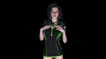 Картинка 3д+графика люди+ people фон взгляд девушка