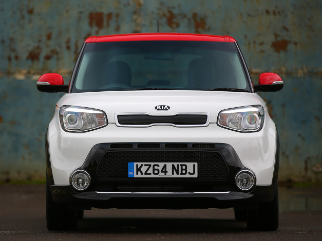 Обои картинки фото автомобили, kia, soul, mixx, 2014г, светлый