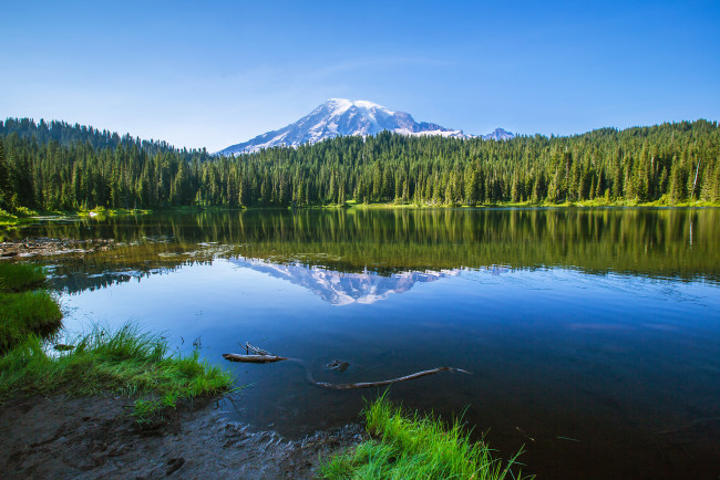 Обои картинки фото природа, реки, озера, лес, горы, река