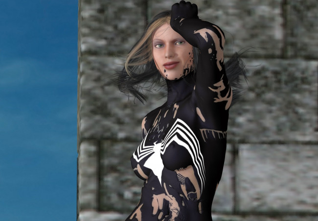 Обои картинки фото 3д графика, люди , people, девушка, фон, взгляд