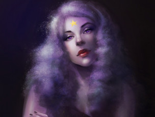 Картинка рисованное люди девушка взгляд