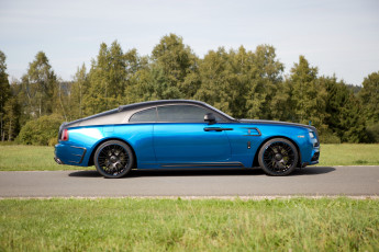 обоя автомобили, rolls-royce, синий, 2015г, mansory, bleurion