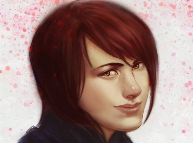 Обои картинки фото рисованное, люди, парень, взгляд