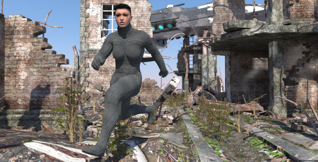 Обои картинки фото 3д графика, фантазия , fantasy, взгляд, девушка, фон