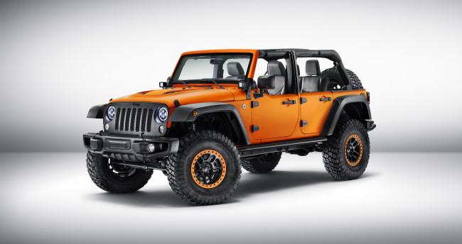 Обои картинки фото автомобили, jeep, 2015г, concept, sunriser, wrangler, jk