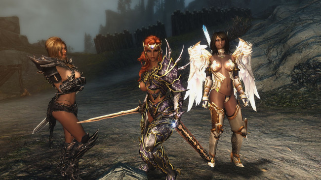 Обои картинки фото 3д графика, амазонки , amazon, оружие, фон, взгляд, девушки