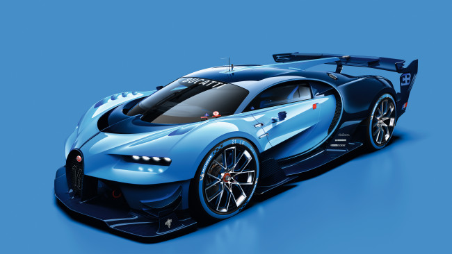 Обои картинки фото автомобили, bugatti, 2015г, gran, vision, turismo