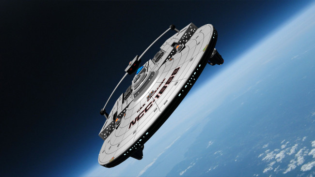 Обои картинки фото космос, арт, планета, вселенная, полет, космический, корабль