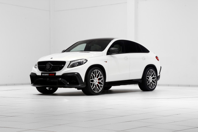 Обои картинки фото автомобили, brabus, 4matic, gle, 63, mercedes-amg, светлый, c292, 2015г, coupе