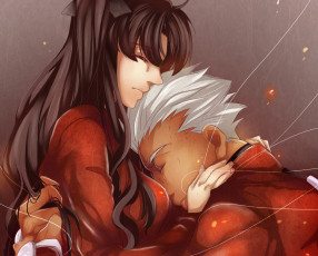 Картинка аниме fate stay+night рин арчер